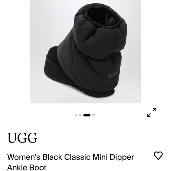 Classic Mini Platform with Puffer. New. Blk - Picture 5 of 9